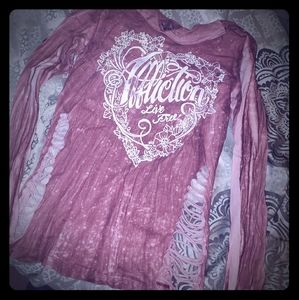 💞AFFLICTION Long Sleeve Specialty Tee